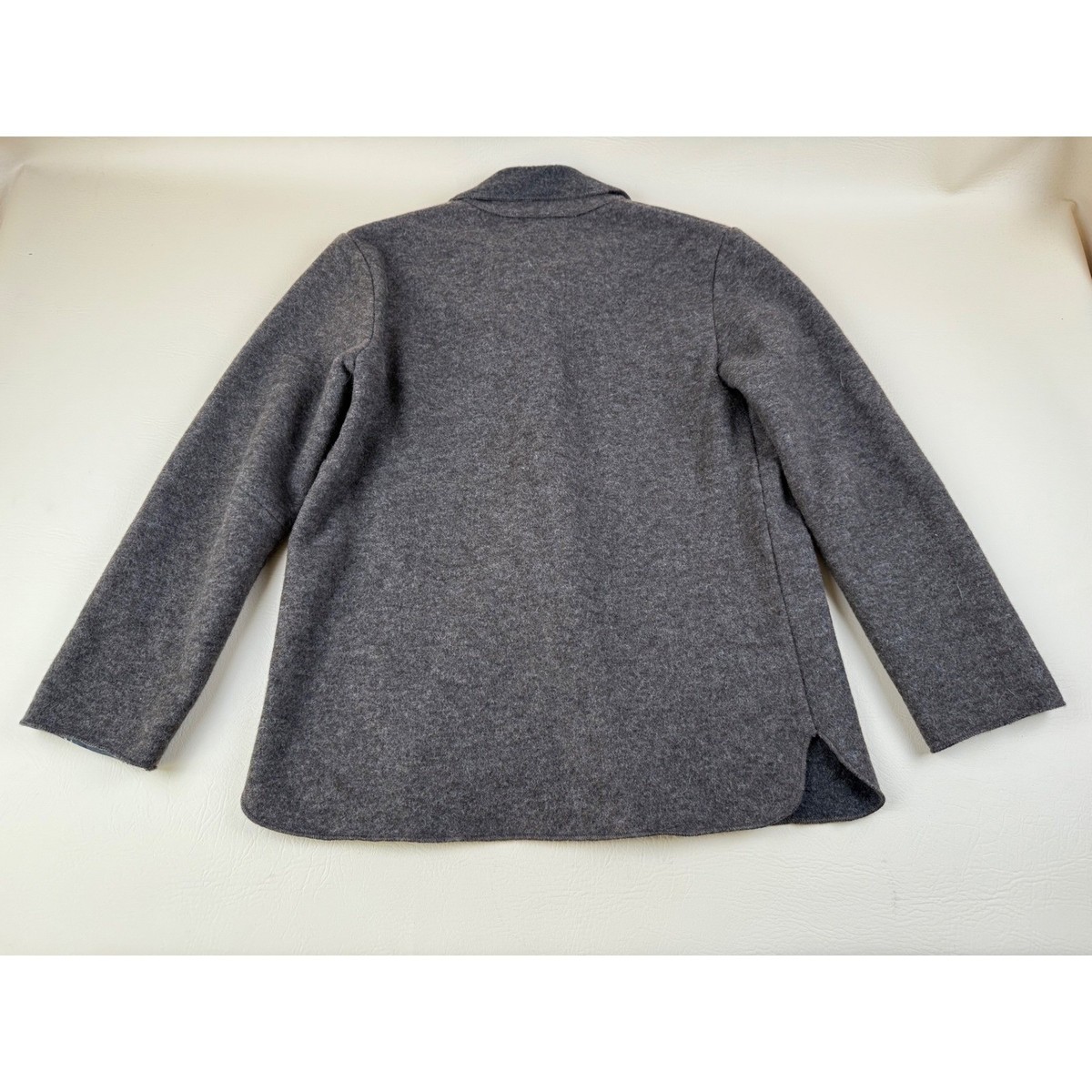 Classic Wool Blend Button Jacket Small TravelSmith View 2