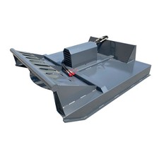 Agrotk RC72 Skid Steer Brush Cutter Mower 72in Heavy Duty 2 Blades Attachment