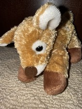 Aurora Deer White Tail Doe Fawn Baby Small Stuffed Animal Soft Plush Toy EUC