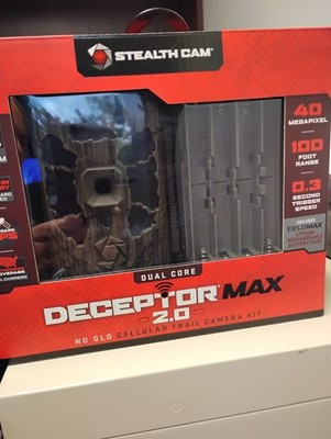 Stealth Cam Deceptor Max 2.0 No Glo Cellular Trail Camera