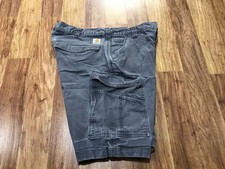 MENS 36 - Carhartt 103542 Rugged Flex Relaxed Fit Canvas Cargo 10" Shorts Shadow