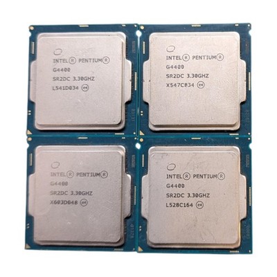 Lot of 4 INTEL Pentium G4400 SR2DC 3.30 GHz