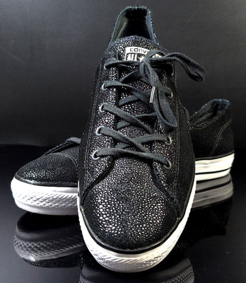 Converse Chuck Taylor All Star High Line Metallic Leather schwarz Gr.43