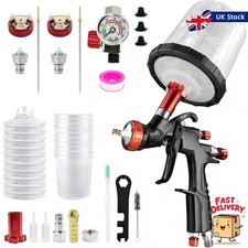 A610 LVLP Air Spray Gun Kits 1.3/1.7/2.0mm for House Painting, Car, Furniture