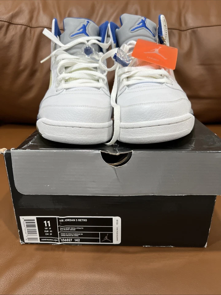 NUEVO Air Jordan 5 Retro Stealth 2006 Hombre Talla 11 (136027-142) Foto 2 de 4