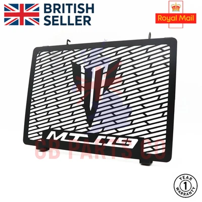 Protection Grille Radiateur Aluminium Noir Pour Yamaha MT-09 FZ09 2014-2020 - Photo 1/4