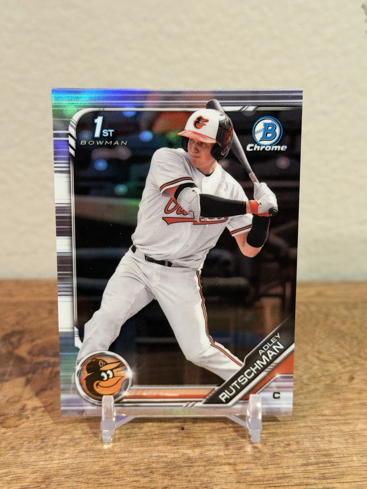 2019 Bowman Chrome Adley Rutschman 1st Refractor 