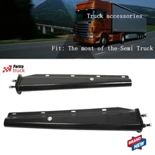 New 2-1/2" Bolt Spacing 30" Black Straight Spring Loaded Mud Flap Hanger