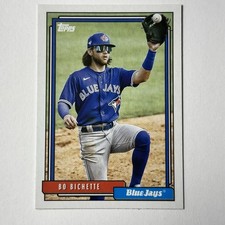 2021 Topps Bo Bichette 1992 Redux #T92-47 Blue Jays