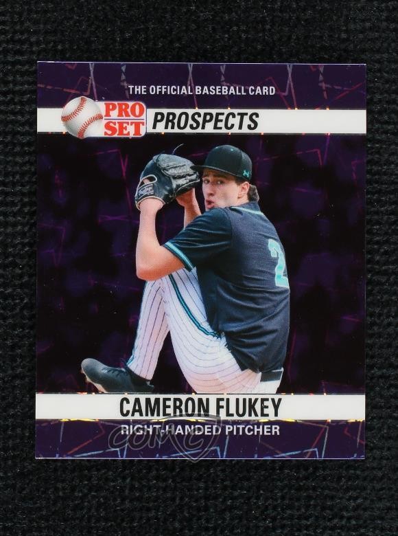 2026 Leaf Pro Set Metal 1990 Mini Purple Lazer 1/1 Cameron Flukey #90M-40 1v5f