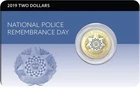 2019 Downies $2 National Police Remembrance Day Uncirculated Coin-Carded