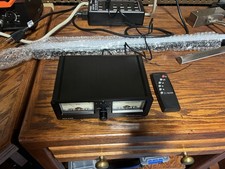 Douk Audio VU3 Dual Analog VU Meter 2-way Amplifier/Speaker Audio Switcher Box