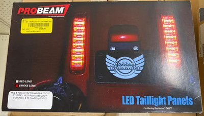 Custom Dynamics ProBeam LED Taillight Panel Harley CVO FLT FLH PB-CVO-SMOKE