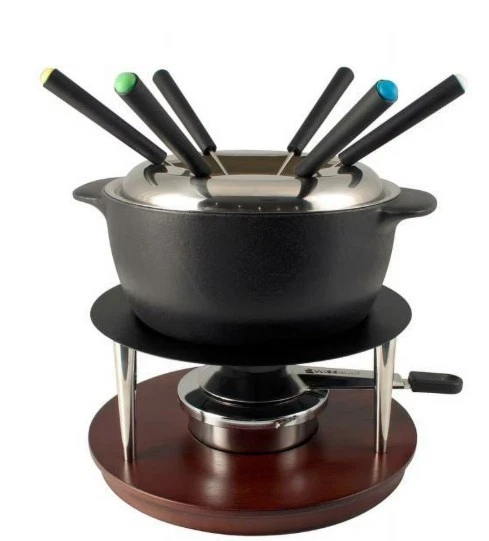 Swissmar Summit 10 Piece Cast Iron Fondue Set, Black Matte,
Opens in a new window or tab