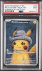 New Listing2023 POKEMON SVP EN-SV BLACK STAR PROMO #085 PIKACHU WITH GREY FELT HAT PSA 9
