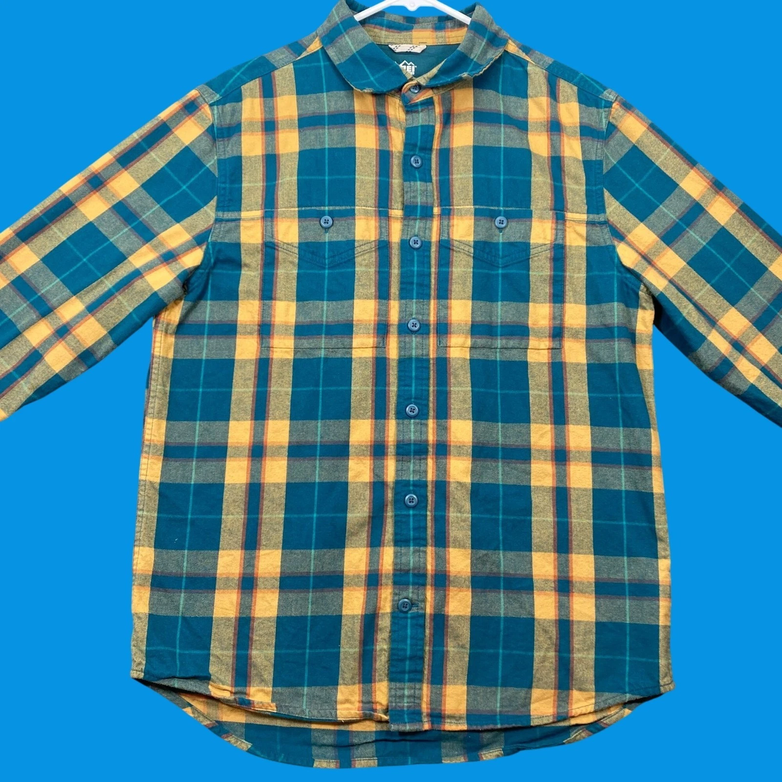 REI Co-Op Mens Yellow & Green Plaid Button-Up Shirt Long Sleeve SZ Small Outdoor
Opens in a new wind