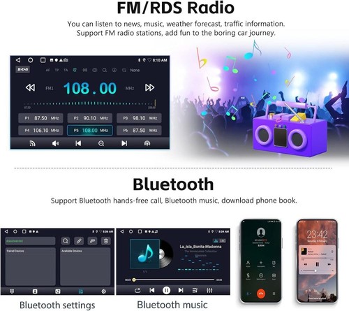 Für Suzuki Jimny JB43 2005-2018 DAB+ CarPlay Android15 Autoradio GPS Navi Kamera - Imagen 5 de 18