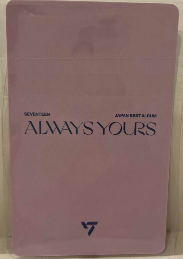 SEVENTEEN WONWOO ALWAYS YOURS JAPAN ALBUM Weverse hologram SEVENTEEN WONWOO ALWAYS YOURS JAPAN ALBUM Weverse hologram