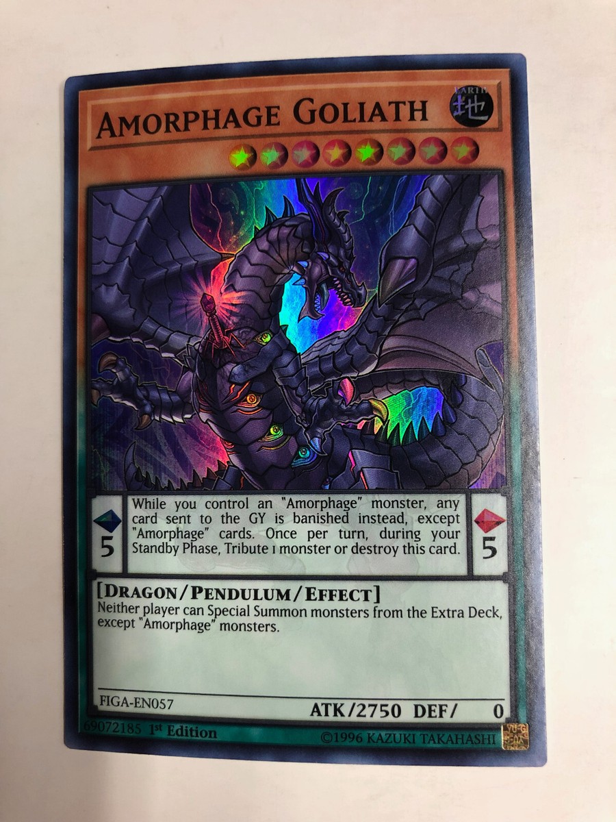 Yugioh Amorphage Goliath - FIGA-EN057 - Super Rare - 1st Edition