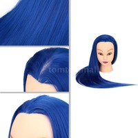 Hairdressing Training Head Model Hair Styling Salon Dummy Head Blue L9m5 on sale Hairdressing Training Head Model Hair Styling Salon Dummy Head Blue L9m5 on sale