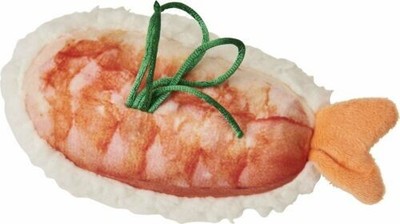 Cosmo Pet Sushi Plush Crinkle Dog Toy, 6 Inches
