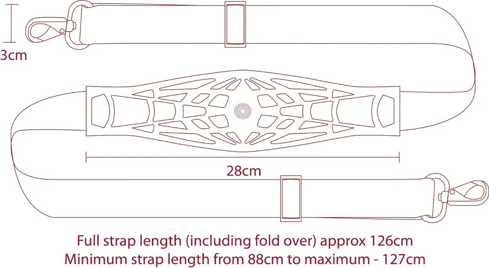 Camera Strap Adjustable Shoulder Strap Sling Canon Nikon DSLR Black is0941 — 第 2/4 张图片