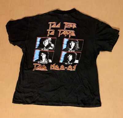 XL Vintage Concert T-Shirt (not cd) Winger Too Tuff To Tame Tour