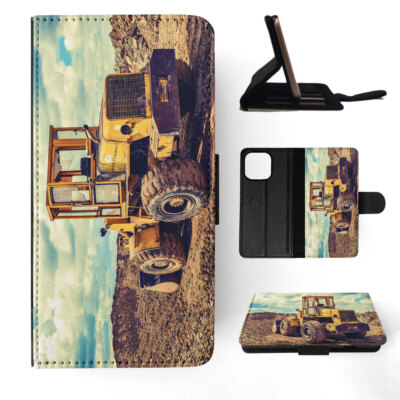 FLIP CASE FOR APPLE IPHONE|COOL FARMERS YELLOW TRACTOR #2