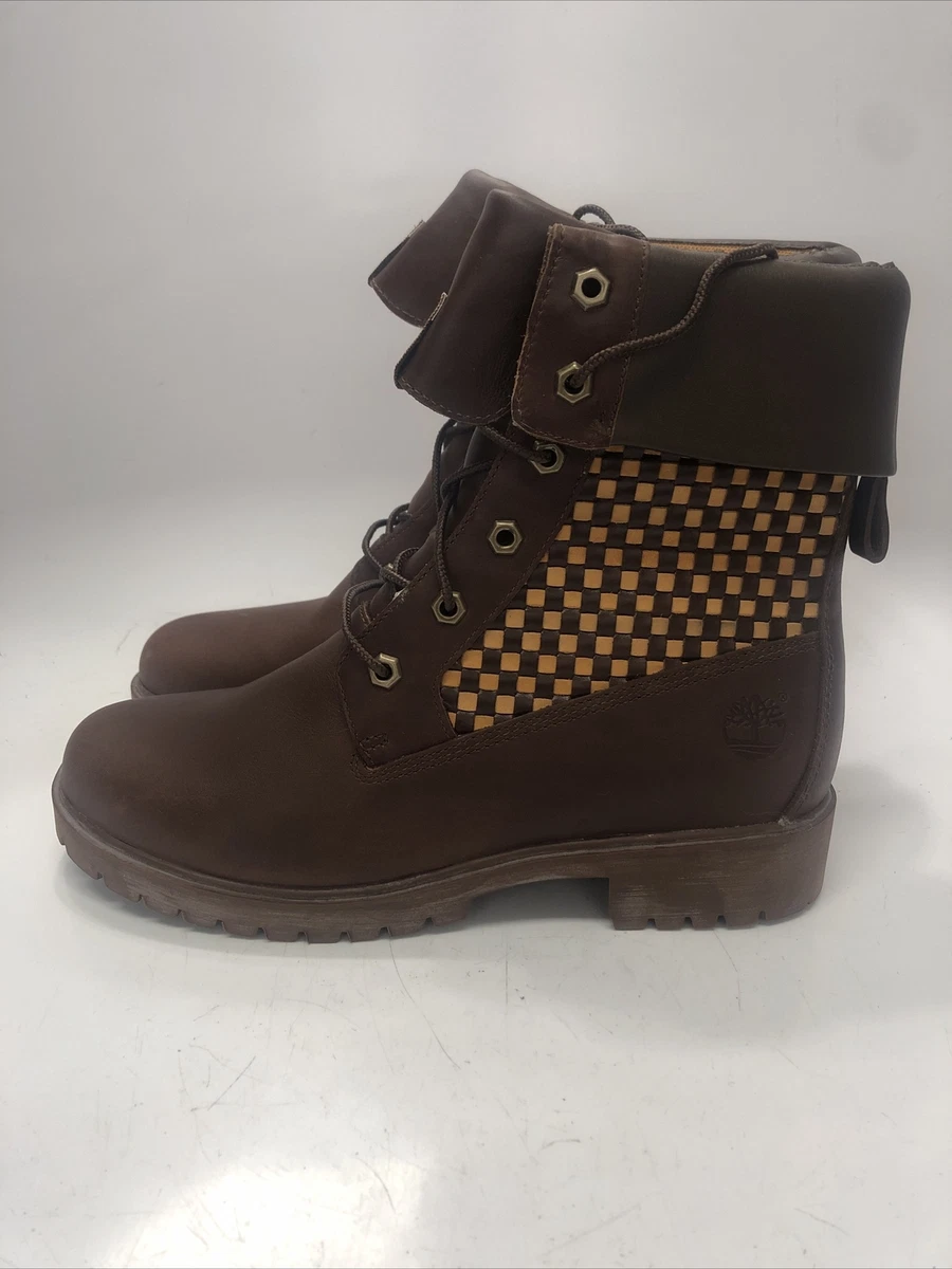Checkered timberland hotsell boots