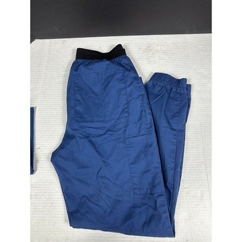 Jaanuu blau Pull On Gummibund Scrub Jogginghose Damen Größe S
