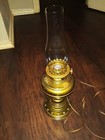 Antique Brass Home Argand Lamp Oil Lamp Lantern Converted To Electric May 1885 — photo 5