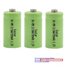 Kastar 2/3 AA 1.2V Button Top Ni-MH Rechargeable Battery for Solar Decorations