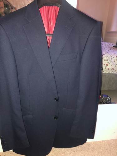 62.00 M\u0026S navy mens suit blazer and 
