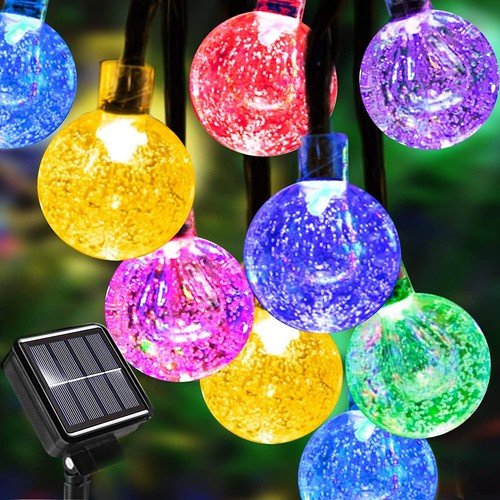 ZYTC Solar-Pilz-Lichterkette 20 Fuß (6 M) – 30 LEDs, 8 Beleuchtungsmodi, IP65 Wasserdicht, Für Garten & Terrasse