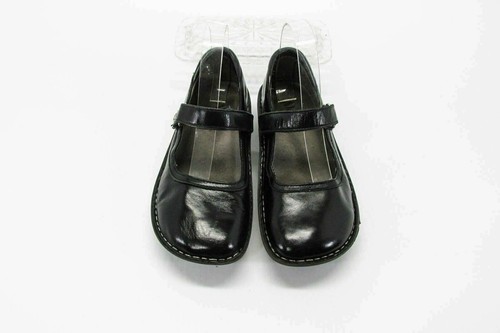 Alegria Women Shoe Belle Size 7M EUR 37 Black Mary Jane Leather Pre Owned qp - Picture 4 of 12