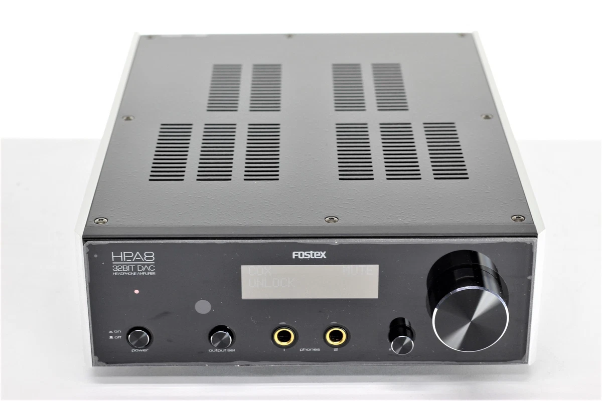 FOSTEX HP-A8 USB D/A Converter Headphone Amplifier AC100V Working
