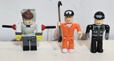 Roblox Figures Toilet Jailbreak Crowbar Toys - Lot Of 3