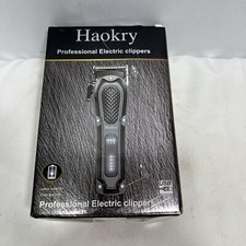 Haokry Professional Electric Clippers, Cordless NEW In Damaged Box