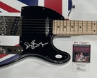 DAVE STEWART SIGNED CUSTOM UK ELECTRIC GUITAR EURYTHMICS JSA COA — photo 2
