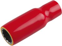 "3/8\" Stecknuss Mit Schutzisolierung, Lang, 17 Mm - Ks Tools 117.1097"