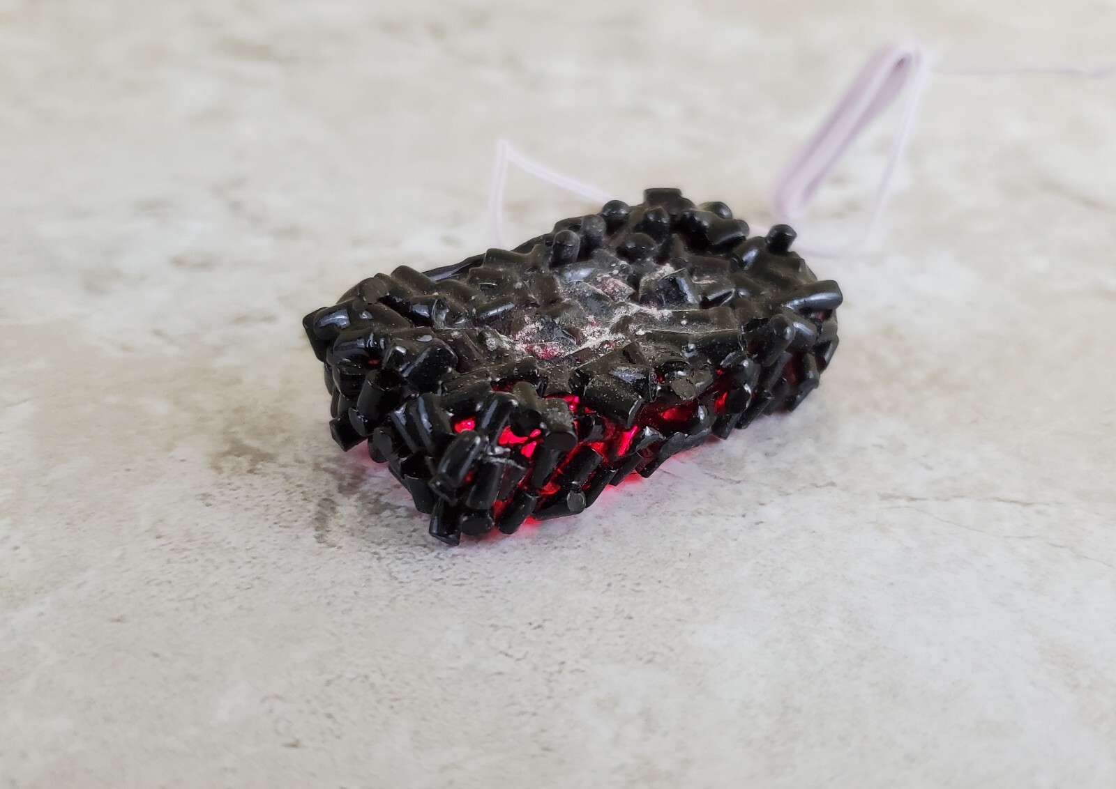 Dollhouse Miniature Glowing Fireplace Embers 12 Volt w/ Plug 112 Scale