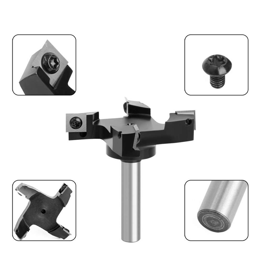 Precision Carbide Inserts Edge Trimming Router Bit for Wood Slab ...