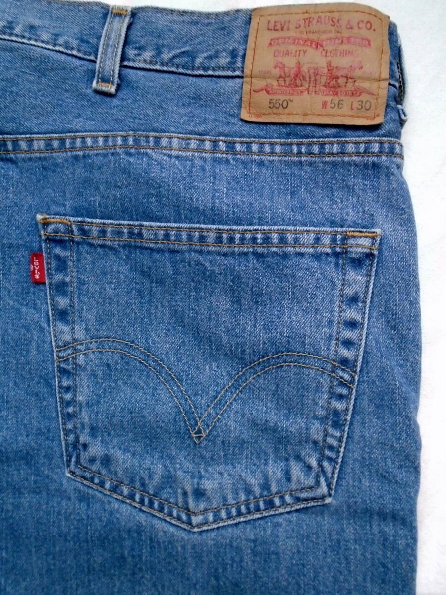 Vintage 00s Levi's 550 Mens 56x30 Denim Jeans Made in Colombia | eBay