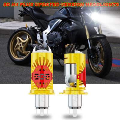 For Honda Valkyrie 1500 Interstate 1997-2004 Lights Xenon HID Headlight H4 Bulbs
