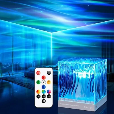 LED Sternenhimmel Projektor Kinder RGB 3D Lavalampe Beleuchtung Aurora C344 - Bild 1 von 4
