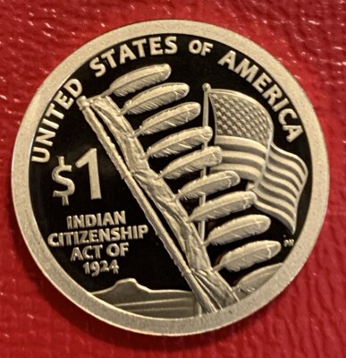 2024 S PROOF Sacagawea Native American Dollar Coin from US Proof Set ready 2 go