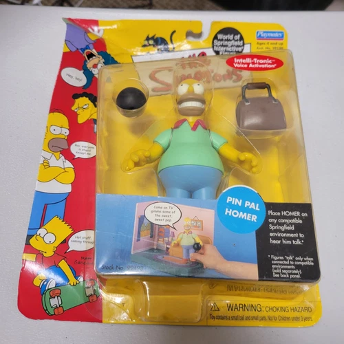 The Simpsons Wave 2 Action Figure Pin PAL Homer Toys & Games