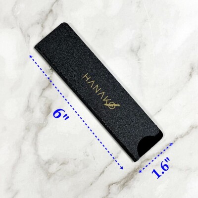 6 in Knife Edge Guard   Felt-Lined ABS Sheath for Paring, Peeling, Steak Knives