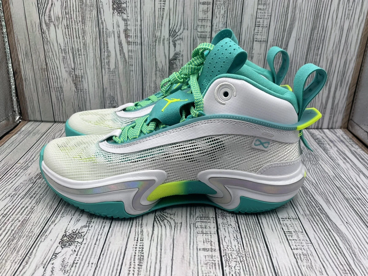 Nike Air Jordan XXXVI Guo Ailun White/Volt/Jade DM0795 107 Size 5.5Y/Women  SZ. 7 | eBay