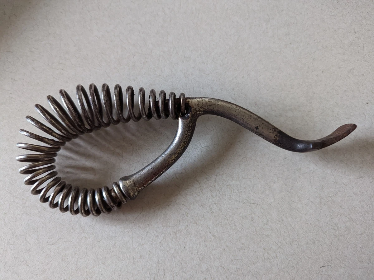 Antique Cast Iron Stove Lid Lifter Spring Handle USA | eBay